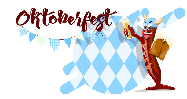 炸香肠配起泡的啤酒是我的最爱图片下载