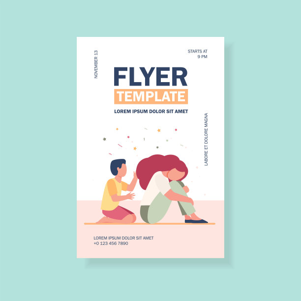 男孩试图帮助悲伤的女人图片下载