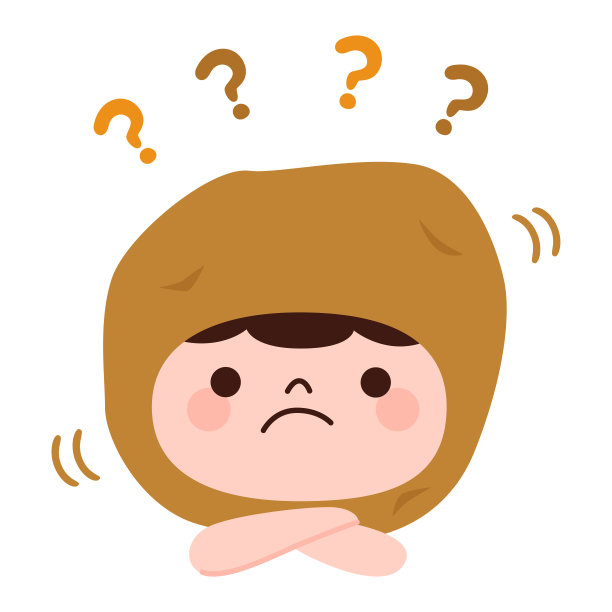 问号蔬菜性状。戴着土豆帽的孩子。图片下载