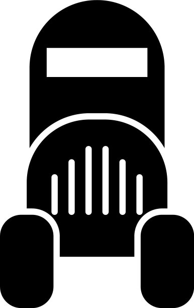 机器人概念简单的机器人图标轮廓图片下载