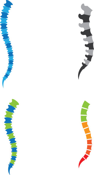 脊柱标志模板图标图片下载