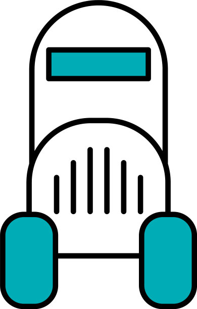 机器人概念简单机器人图标半线图片下载