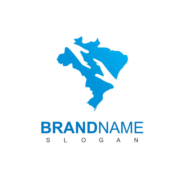 巴西慈善标志设计模板图片下载