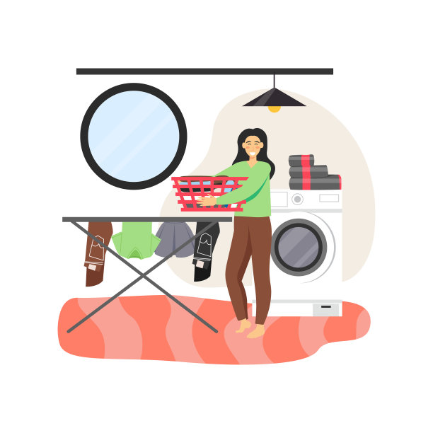 年轻女子清洁公司工人清洗图片下载