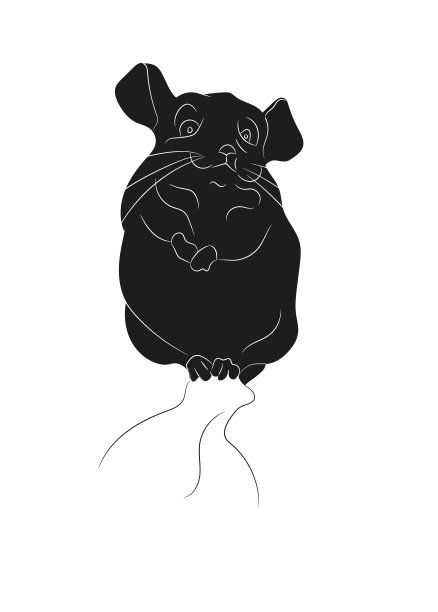 鼠标画轮廓图片下载