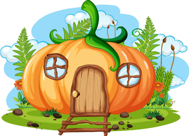 与世隔绝的梦幻南瓜屋图片下载