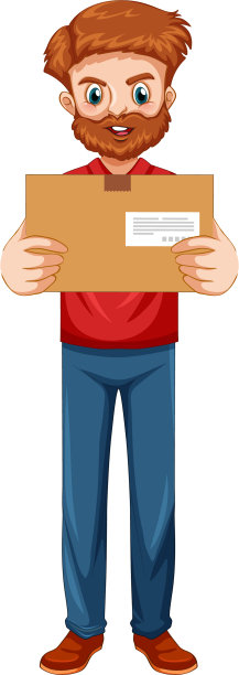 穿制服的送货员图片下载