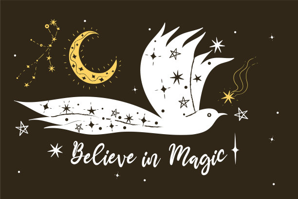 海报上有一只会飞的小鸟星星和图片下载