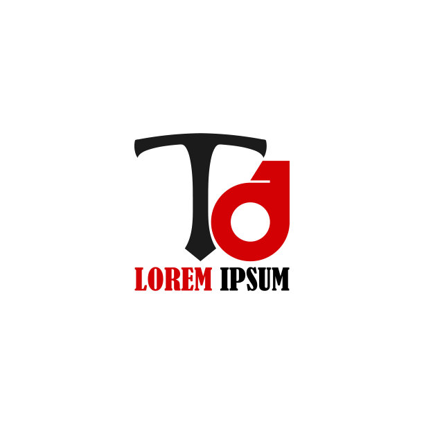 TD字母Logo模板图片下载