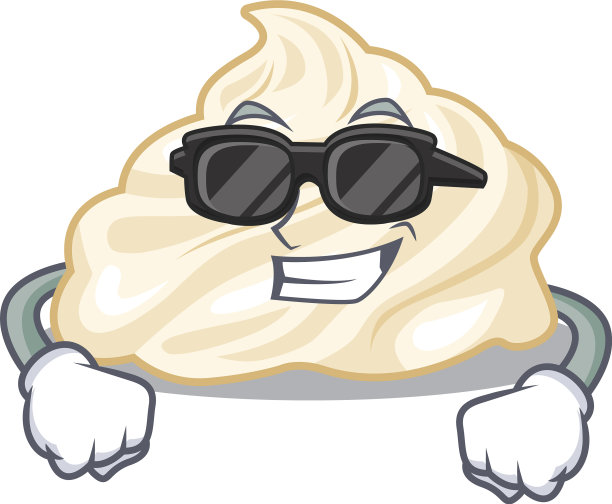 超级酷的奶油发泡人物，穿着黑色图片下载