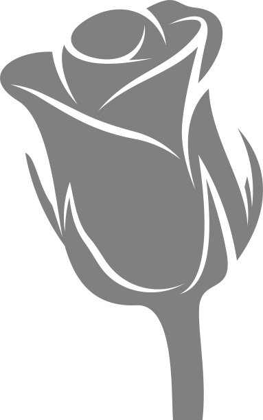 玫瑰花设计花卉标志模板图片下载