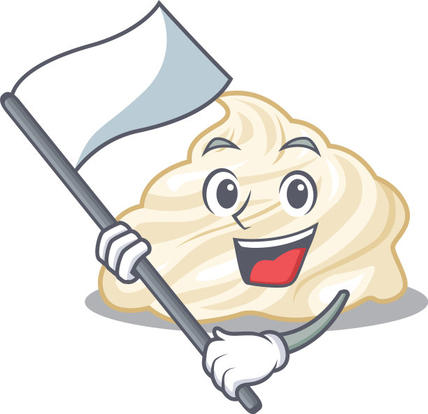 滑稽的奶油卡通人物风格图片下载