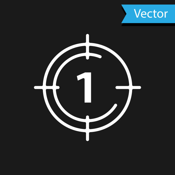 白色老电影电影倒计时画面孤立图标图片下载