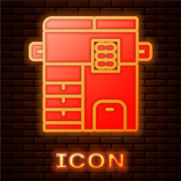 发光的霓虹灯办公多功能打印机拷贝图片下载