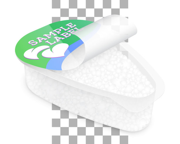 贴标滴形开透明塑料图片下载