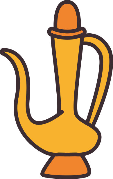 土耳其咖啡罐线条和填充风格的图标图片下载