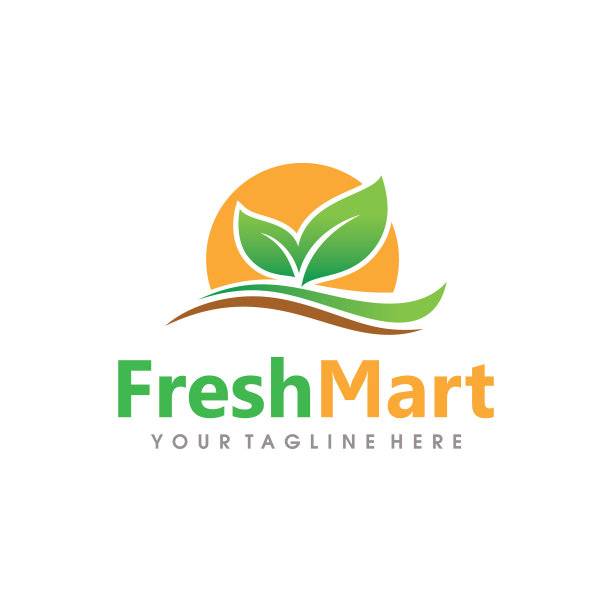 鲜活市场标志设计图片下载