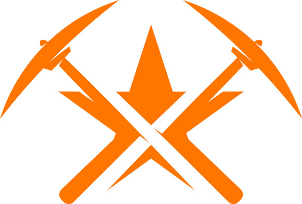 采矿标志模板与明星概念时尚图片下载