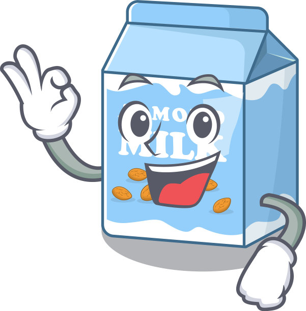 一个有趣的图片杏仁牛奶做一个ok图片下载