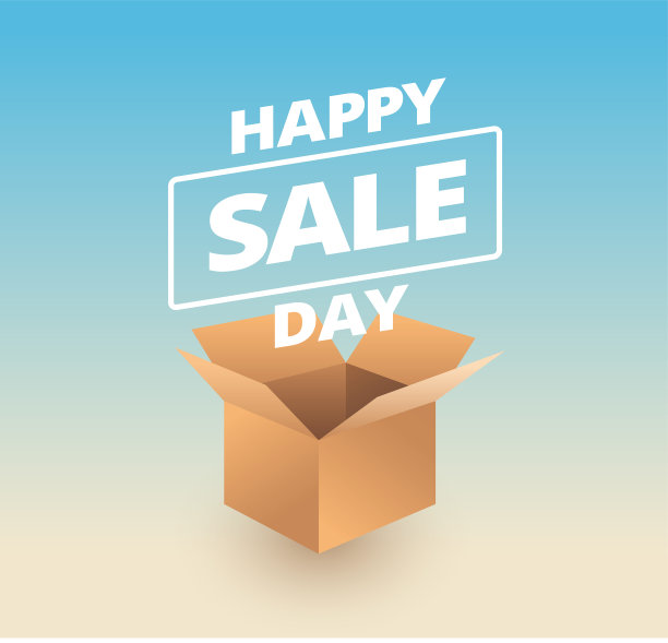 销售旗帜交付盒图标销售图片下载