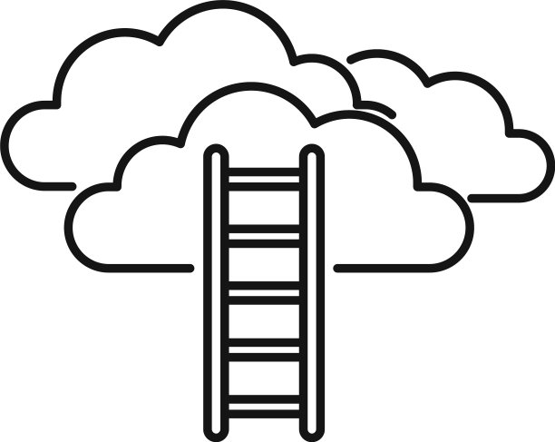 任务云梯图标轮廓风格图片下载