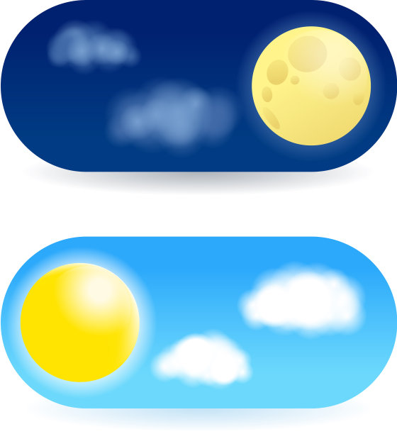 昼夜切换-网页按钮图片下载