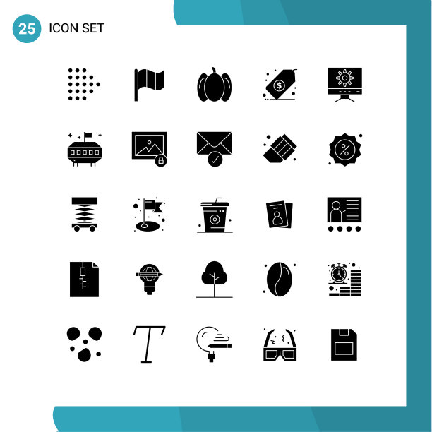 25用户界面实心象形包现代图片下载