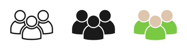 People ICONS user ICONS孤立了一群人图片下载