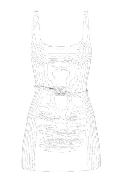 线框一件合身的黑色短裙图片下载