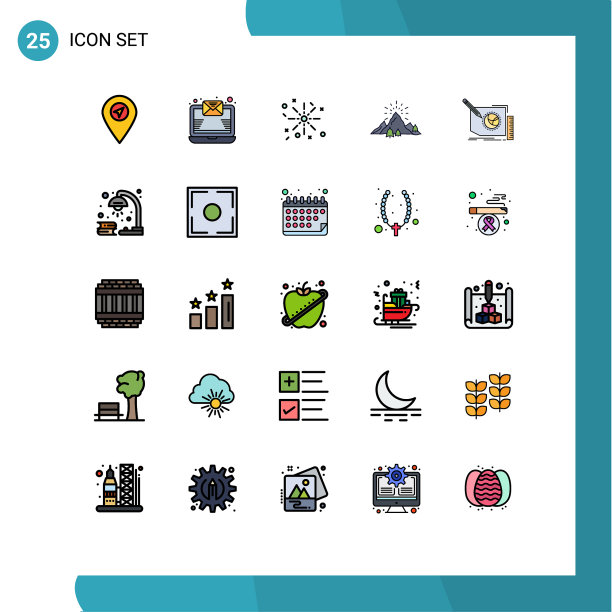 用户界面填充线平色包图片下载