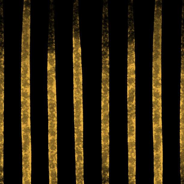 金色条纹无缝图案手绘风格图片下载