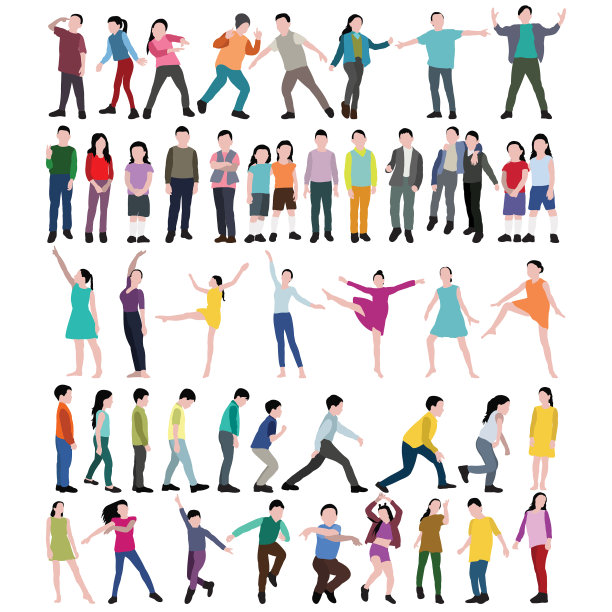 一套平式儿童图片下载