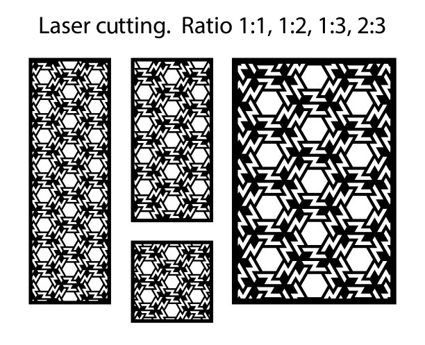 遮阳屏私密性栅栏模板激光切割图片下载