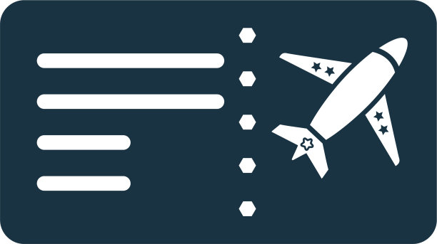 机票图标图形图片下载