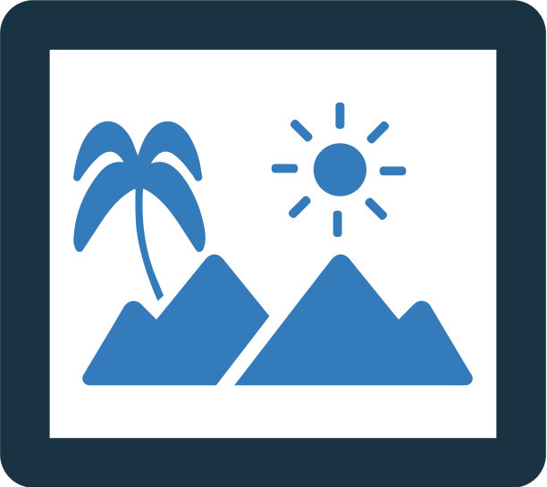 照片旅游度假图标编辑孤立上图片下载