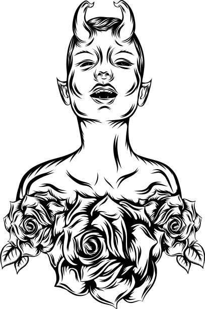 傲慢的邪恶女人图片下载