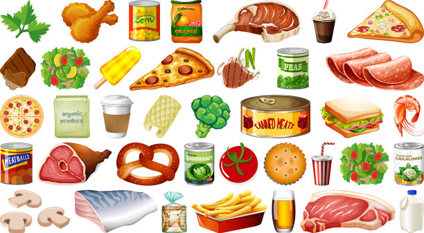 把食物隔离图片下载