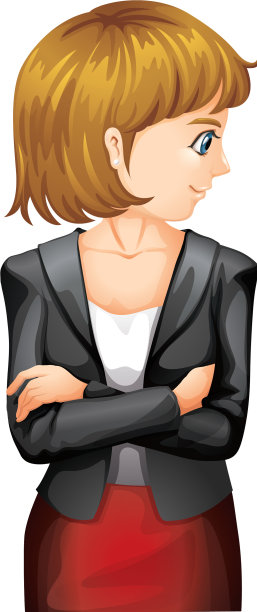 商业职业女性卡通人物图片下载
