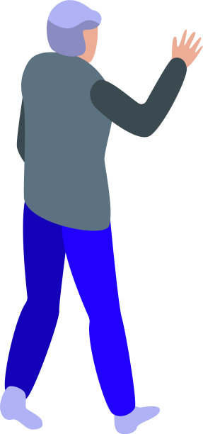 疗养院访客图标等距风格图片下载