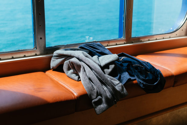 皮靠枕上的夹克图片下载