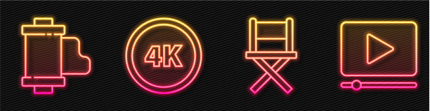 设置线导演电影椅子相机复古电影图片下载