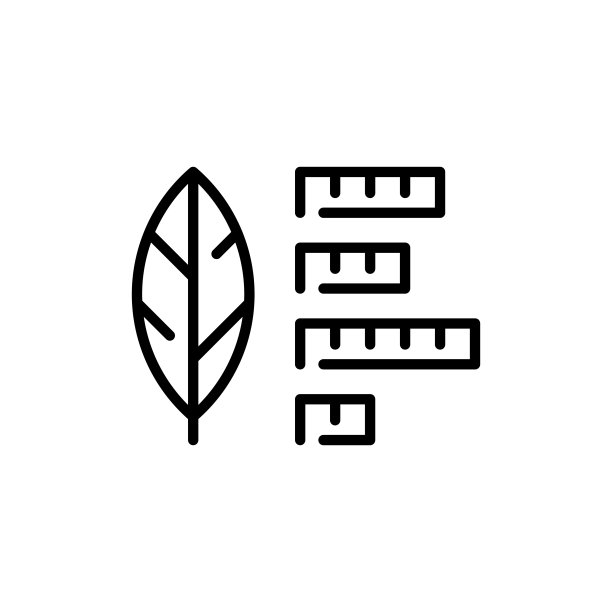 矢量智能农场叶子图标图片下载