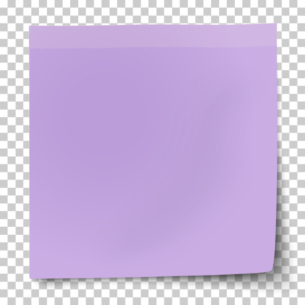 办公室紫色贴纸纸右下弯图片下载