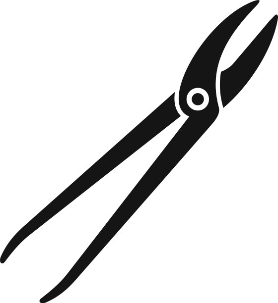 修鞋钢刀图标简约风格图片下载