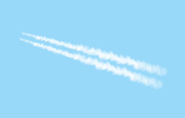飞机轨道孤立在蓝色背景。图片下载