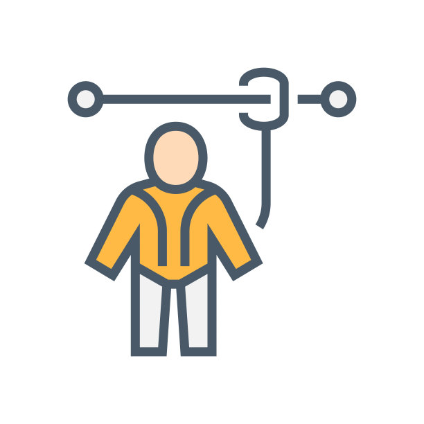 安全安全带或安全设备矢量图标设计。图片下载