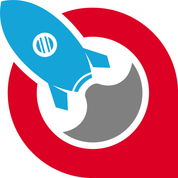 火箭点标志图标模板创意设计图片下载