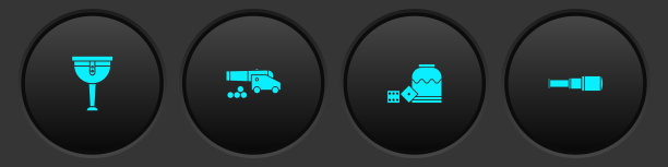 设置木制海盗腿，大炮与炮弹，海盗游戏骰子和望远镜镜头图标。向量图片下载