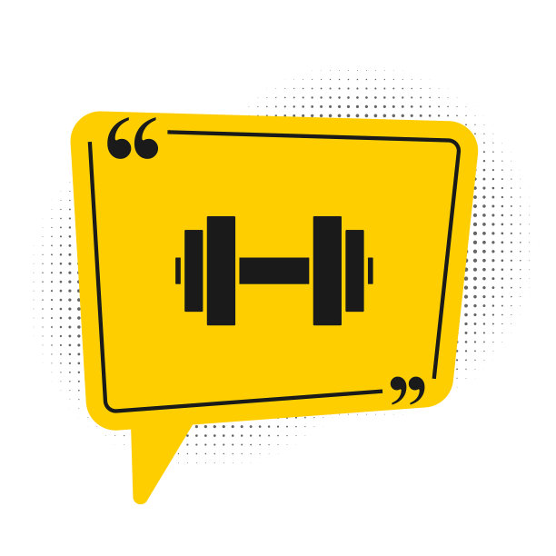 黑色哑铃图标孤立在白色背景图片下载