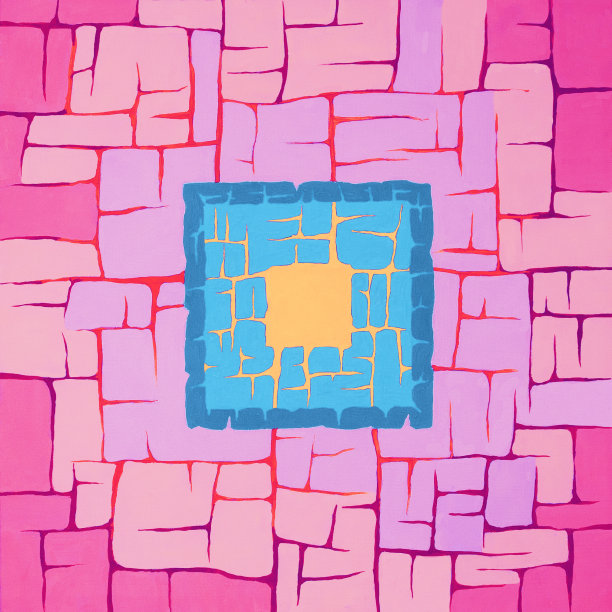 抽象的背景与石材纹理。手绘插图图片下载